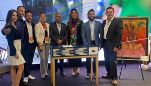 Mauricio Prada, Paula Douat, Mauro Giordano, Martha Saenz, Dr. Vin Menon and others during the event in Dubai