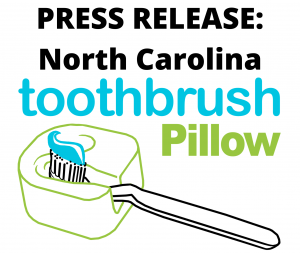 North Carolina PR Toothbrush Pillow logo