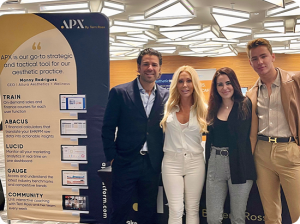 Photo of the APX Platform Team Exhibiting