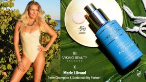Swim Champion Merle Liivand and Viking Beauty Secrets clean beauty skincare