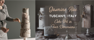 Wedding Cake Baker Jasmine Rae de Lung, owner of  Jasmine Rae Cakes educates cake makers in Italy's Cake Decorating Workshop