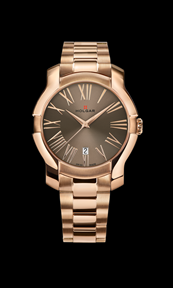 Holgar Swiss Luxury Watch Women Spectrum Champagne Dial with Rose Gold Plated Bracelet