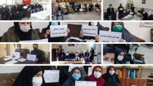Teachers in dozens of cities across Iran went on strikes and held protests in schools on Saturday, January 29, reiterating demands they’ve been making for years.