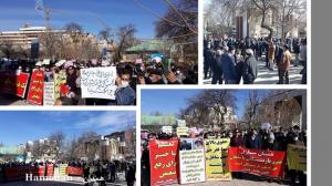 Some of the slogans chanted by Iranian teachers in their protests were, “Political prisoner must be freed,” “Prisoned teachers must be freed,” “(Ebrahim) Raisi is a liar,”  “The government betrays, Majlis (parliament) supports it,”