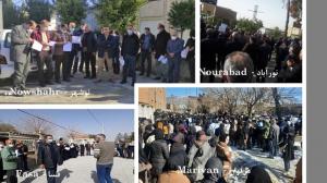 The courageous continuation of protests in Iran reflects the Iranian people’s general aspiration to overthrow the regime and establish democracy, justice, and national sovereignty.