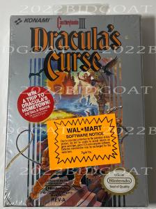 Castlevania III 3 Dracula's Curse Nintendo NES OEM Factory Sealed Brand New