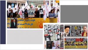 On Monday, simultaneous with Noury’s trial, the MEK supporters and family members of victims continued their rally outside of the courthouse. They urged the international community to hold the Iranian regime president Ebrahim Raisi accountable.