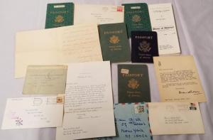 Archive of material pertaining to the American actress Lillian Gish (1893-1993), including expired passports, invitations and many letters ($6,325).