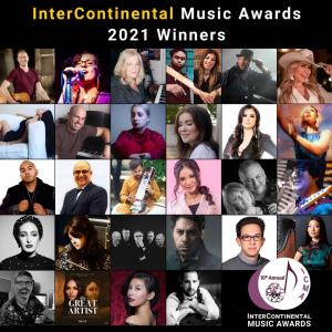 Colorful collage of ICMA Winners from 2021 