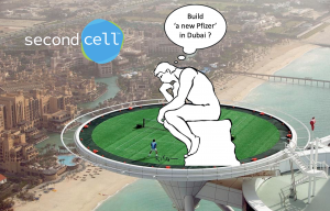 Secondcell Bio in discussions with United Arab Emirates to scale up pharmaceutical research.