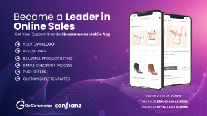 Readymade E-Commerce Mobile App For iOS and Android-GoCommerce