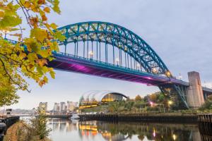Tyne Bridge over the River Tyne in Newcastle upon Tyne, North East England
