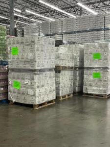 Lyre's non-alcoholic spirits shipped in pallet loads to distributors and large retailers like Target