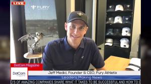 Jeff Medici, Prominent Performance Headwear Expert, and Founder and CEO of Fury Athletix Zoom Interviewed for The DotCom Magazine Entrepreneur Spotlight Series
