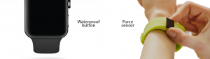 Choose between a waterproof button or force sensor