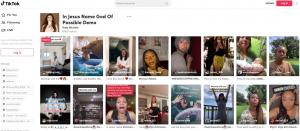 People worldwide are hearing Katy Nichole's "In Jesus Name (God of Possible)" and telling their own heart-warming, many times heart-breaking, stories.  More than 6,000+ examples of this can be seen now on TikTok.
