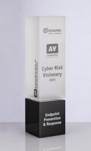 Symantec Endpoint Prevention and Response Cyber Risk Visionary Trophy 2021