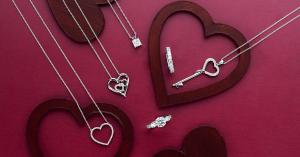 Diamond Heart Shape Pendant Necklaces