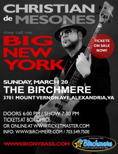Christian de Mesones Live at The Birchmere, March 20, 2022