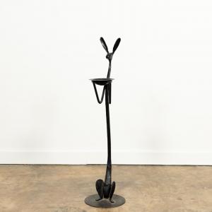 Thomas C. Molesworth (Wyo., 1890-1977) “Jack Rabbit” (1938), made from painted wrought iron, 36 ½ inches tall (estimate: $10,000-$15,000).