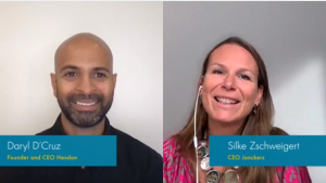 Daryl D'Cruz, founder of data consultancy, Hexdon, chats to Jonckers CEO, Silke Zschweigert, about artificial intelligence and e-commerce