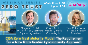 Webinar on CISA Zero Trust Maturity Model: The Requirement for a New Data-Centric Cybersecurity Approach