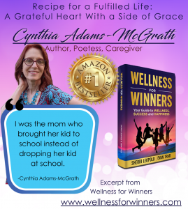 #1 International Bestselling Author, Cynthia Adams-McGrath