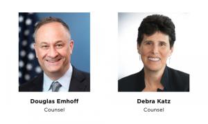 Second Gentleman Douglas Emhoff and D.C. Litigator Debra Katz as Counsel