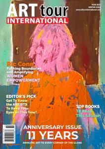 Ric Conn on the cover of ArtTour International Magazine