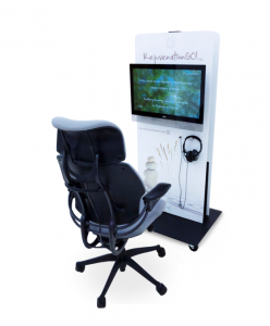 Providing the same immersive, sonic & visual rejuvenating experience in a more portable and flexible system.