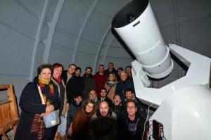 Astronomers from Gruppo Astrofili Montelupo at Beppe Forti Observatory in Italy