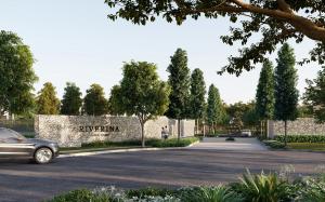 An artist impression of the gated entry to Riverina Gold Coast Estate