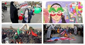 Iranians took to social media to express their hatred of Khomeini by creating funny short videos about his arrival and speech. The regime’s failed anniversary carnival conveyed the message of the mullahs’ vulnerability and lack of popular support.
