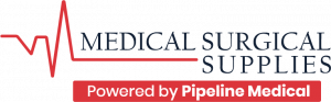 Med Surgical Supplies logo in red