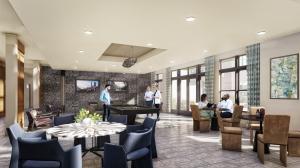 Residents enjoying The Clubroom, just one of the amenities at Tapestry West