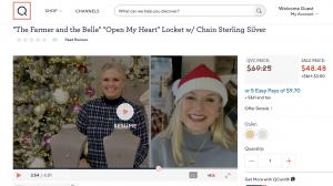 QVC host Terri Conn and Jewelry Creator Jenn Gotzon Release The Farmer and The Belle's New line of Jewelry "Open my Heart Locket" in Sterling Silver, Divine Beauty Devotional Book and The Farmer and The Belle DVD