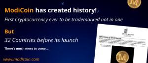 ModiCoin Trademarked in 32 Countries