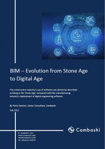  Building Information Modeling (BIM) software market overview 2022 research paper
