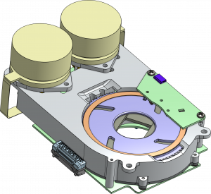 An Isometric drawing of the rolling collimator