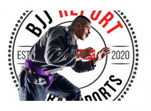 BJJ Report Purple Belt in Fighting Stance