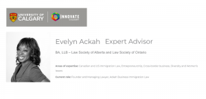 Calgary Lawyer Evelyn Ackah Joins Innovate Calgary as and Expert Advisor