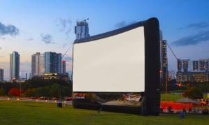 60-foot outdoor movie screen rental, ideal for Movies in the Park