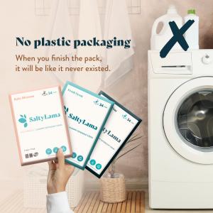 eco-friendly laundry strips packaging