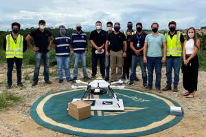 Drone parachute