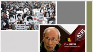  The next panelist was Prof Eric David, a renowned Prof. of international criminal law. He also joined his colleagues in calling for holding the Iranian regime’s leaders accountable for their crimes against humanity.