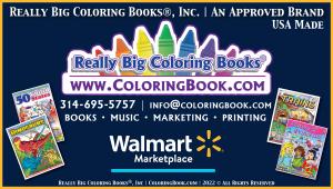 Approved Walmart Marketplace brand Really Big Coloring Books®