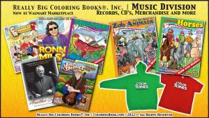 Really Big Coloring Books® | ColoringBook.com music division Walmart Marketplace