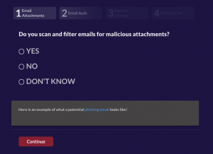 Havoc Shield's Cyber Security Risk Assessment questions for MFA, backups and more