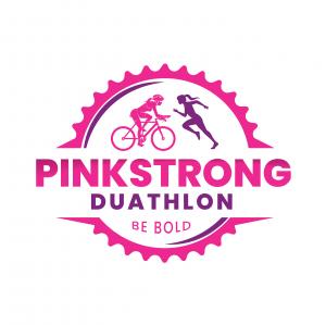 PinkStrong Duathlon & 5K Trail Run Lakeway Logo