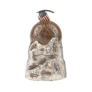 Scarce early 20th century J. & E. Stevens mechanical bank, depicting reliefs of Robert E. Peary’s 1909 expedition to reach the North Pole (est. CA$6,500-$9,000).